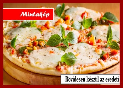 ÉDES-SAVANYÚ Pizza 24 cm édes-savanyú alap,sonka,darálthús,paradicsomkarika,sajt