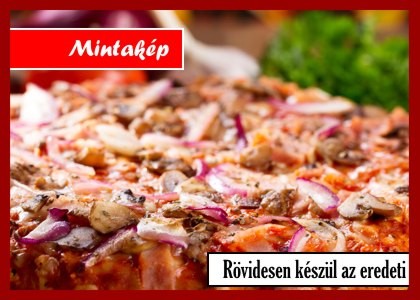 CHILIS BABOS  Pizza 24 cm paradicsomszósz,bacon,hagyma,chilisbab,sajt
