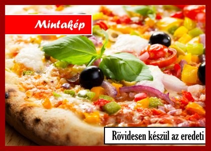 ITÁLIA Pizza 24 cm paradicsomos alap, parasztsonka,mozarella sajt,olivabogyó, paradicsomkarika,sajt