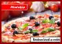   GOMBÁS-KUKORICÁS Pizza 24cm paradicsomos alap,sonka,kukorica,gomba,sajt