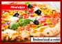   PIKÁNS Pizza 24cm paradicsomos alap,sonka,fokhagyma,tojás,pepperoni/édes/,sajt